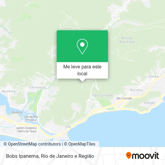 Bobs Ipanema mapa