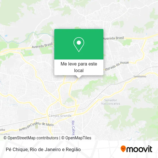 Pé Chique mapa