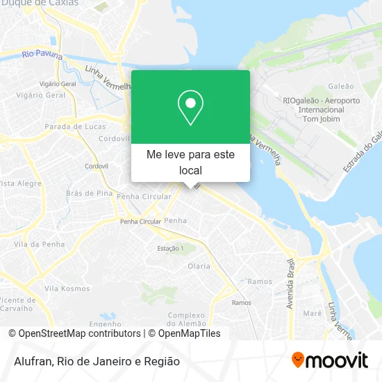 Alufran mapa