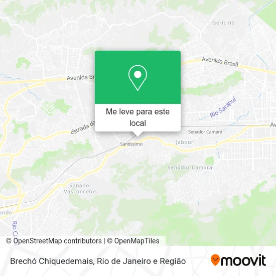 Brechó Chiquedemais mapa