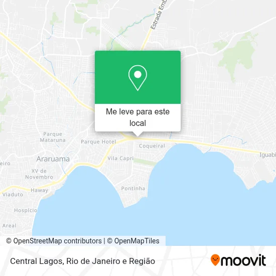 Central Lagos mapa