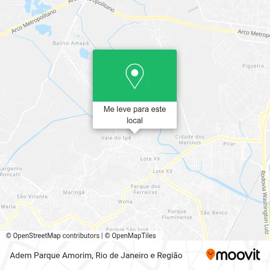 Adem Parque Amorim mapa