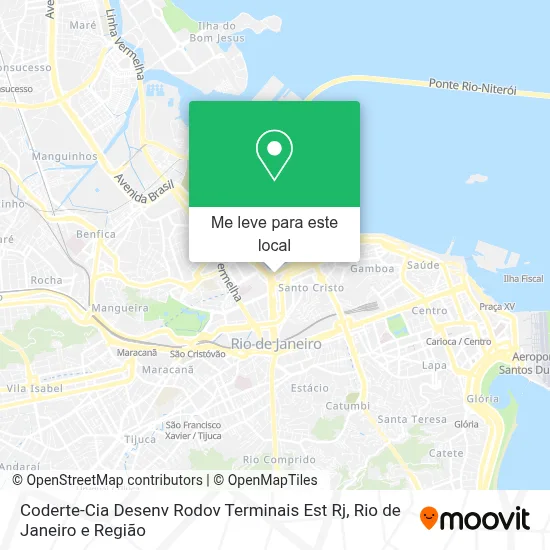 Coderte-Cia Desenv Rodov Terminais Est Rj mapa