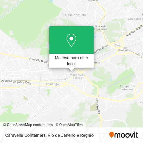 Caravella Containers mapa