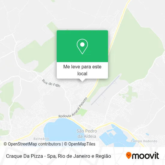 Craque Da Pizza - Spa mapa
