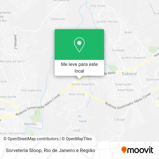 Sorveteria Sloop mapa