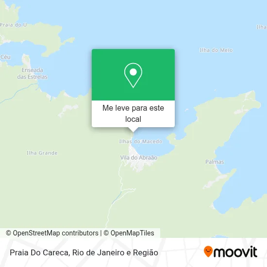 Praia Do Careca mapa