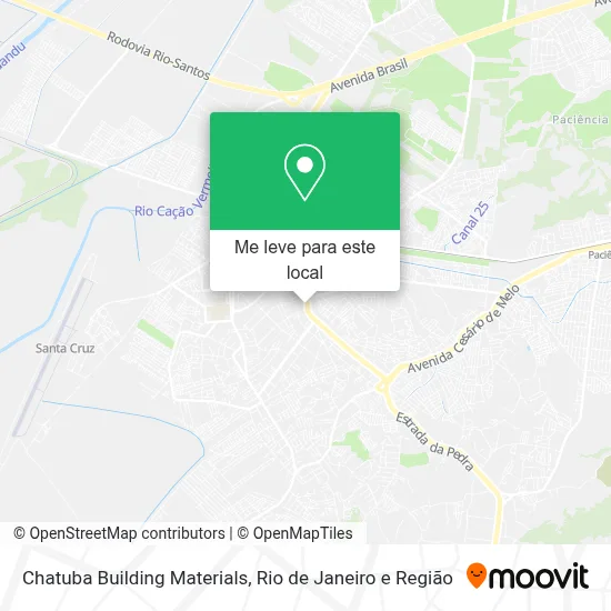 Chatuba Building Materials mapa