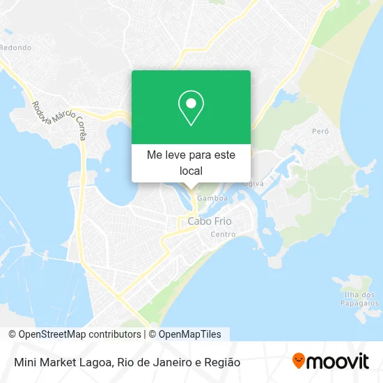 Mini Market Lagoa mapa