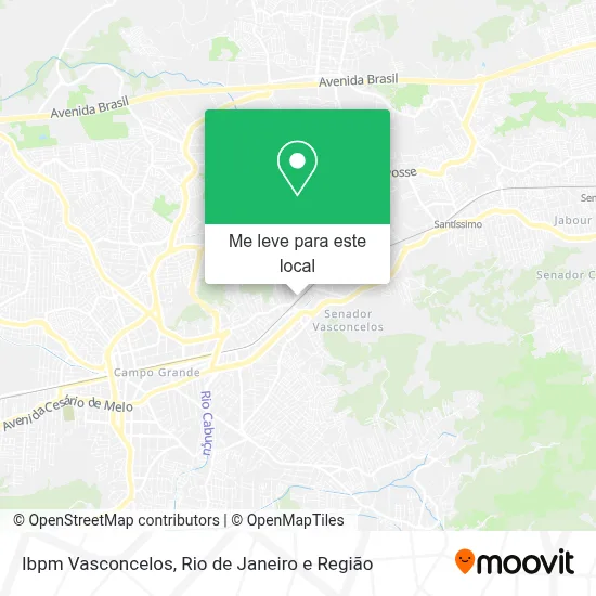Ibpm Vasconcelos mapa