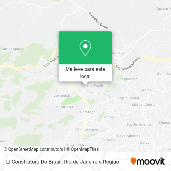 Ll Construtora Do Brasil mapa