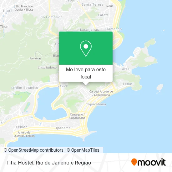 Titia Hostel mapa