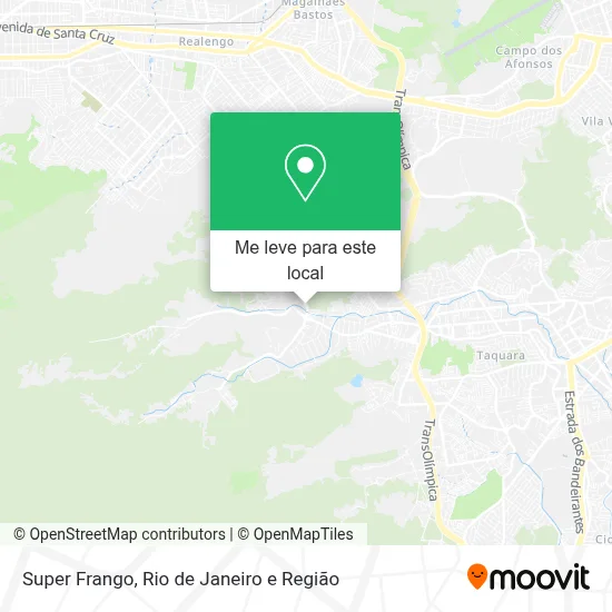 Super Frango mapa