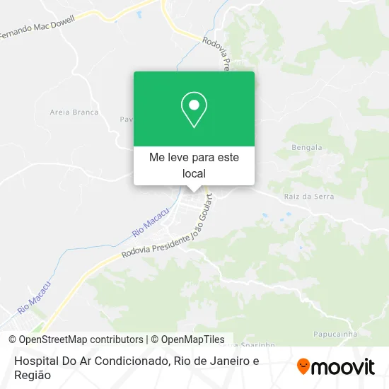 Hospital Do Ar Condicionado mapa