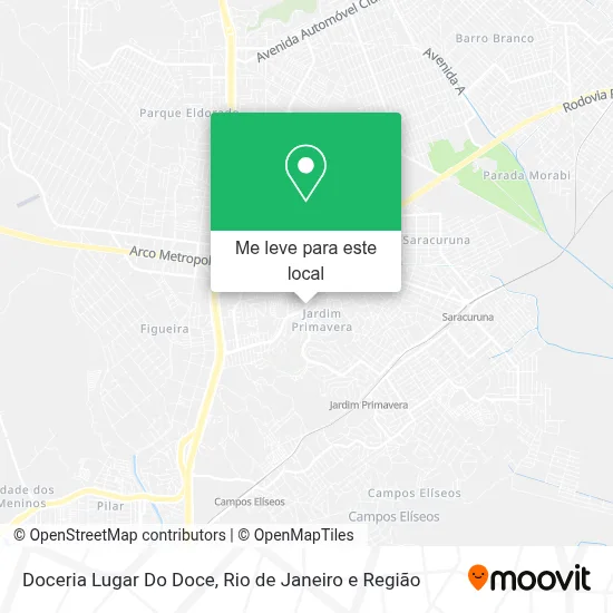 Doceria Lugar Do Doce mapa