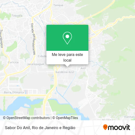 Sabor Do Anil mapa