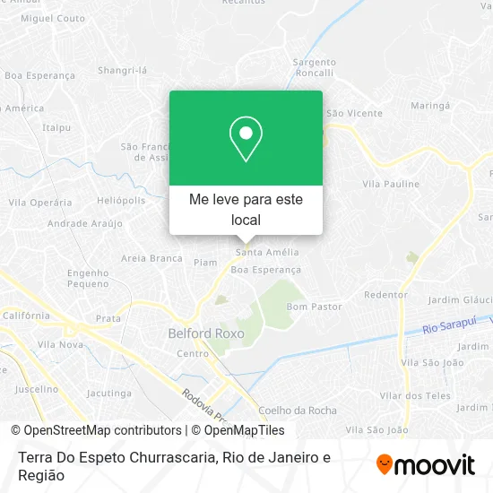 Terra Do Espeto Churrascaria mapa