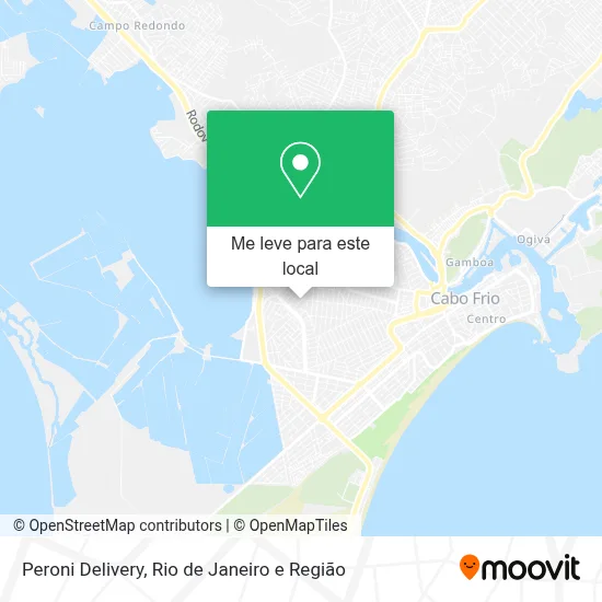 Peroni Delivery mapa