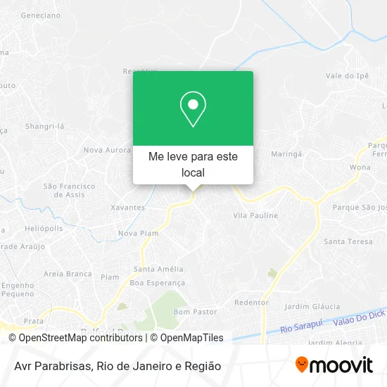 Avr Parabrisas mapa