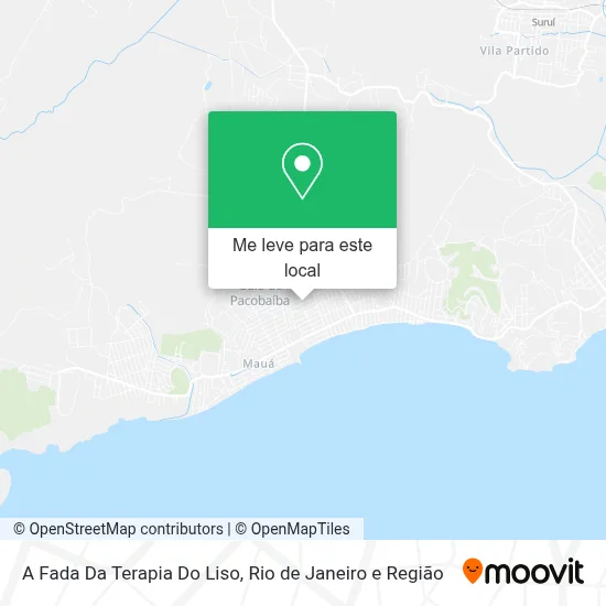 A Fada Da Terapia Do Liso mapa