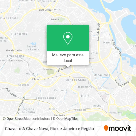Chaveiro A Chave Nova mapa