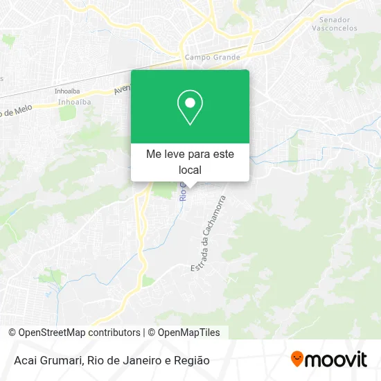 Acai Grumari mapa