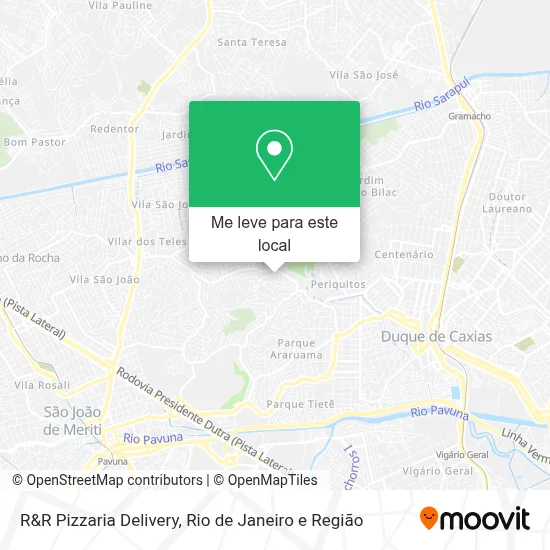 R&R Pizzaria Delivery mapa