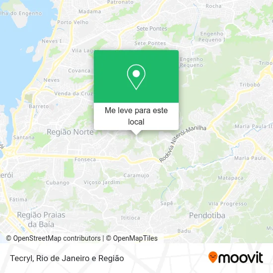 Tecryl mapa