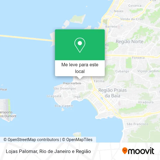 Lojas Palomar mapa