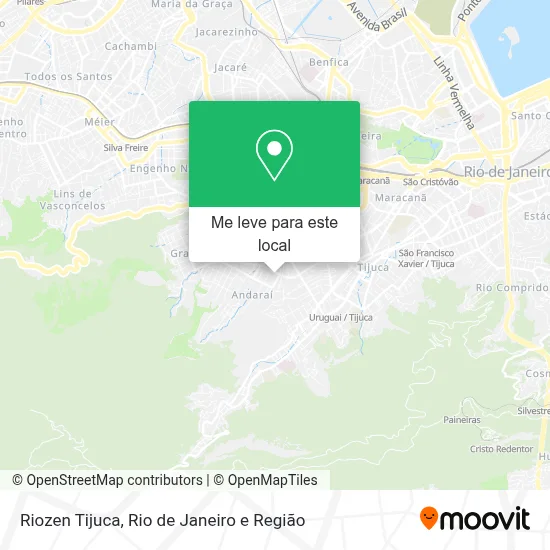 Riozen Tijuca mapa