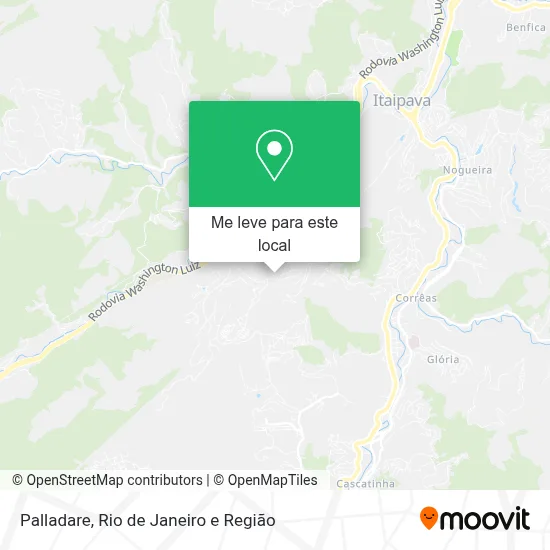 Palladare mapa