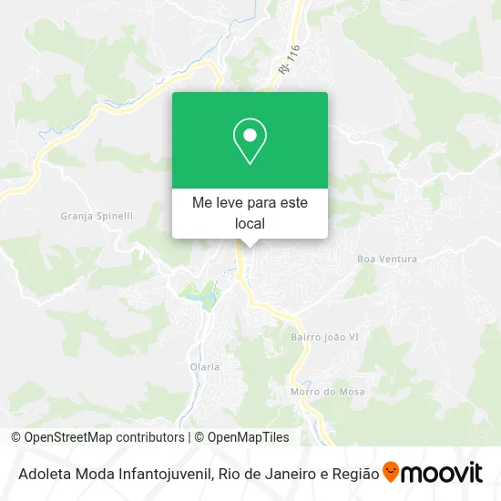 Adoleta Moda Infantojuvenil mapa