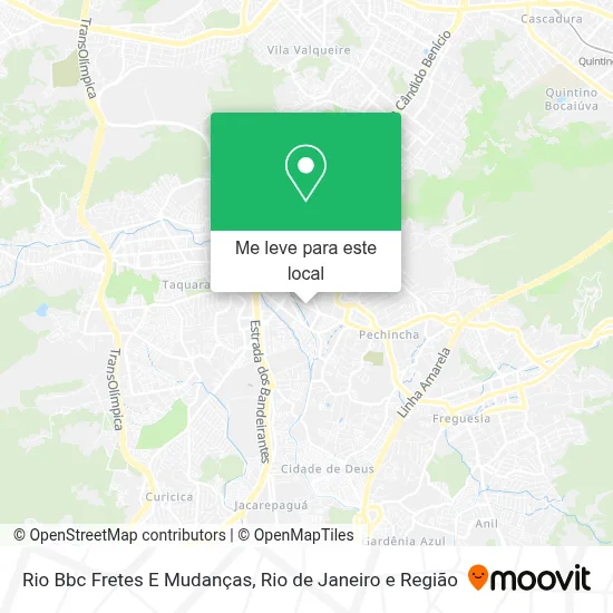 Rio Bbc Fretes E Mudanças mapa
