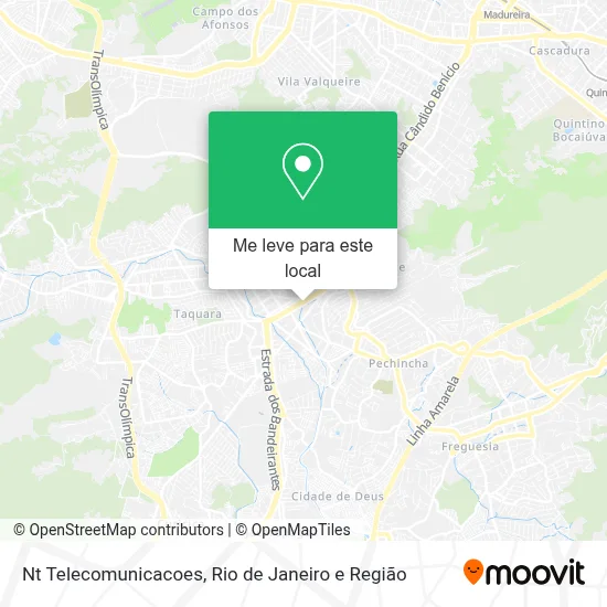 Nt Telecomunicacoes mapa
