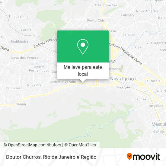 Doutor Churros mapa