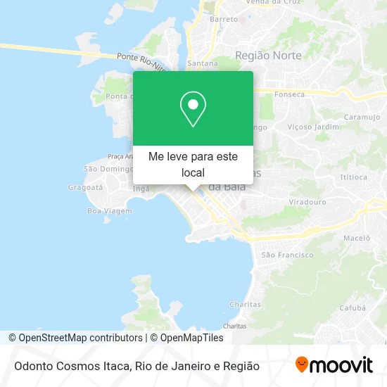 Odonto Cosmos Itaca mapa