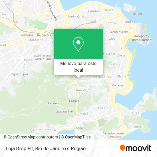 Loja Drop Fit mapa