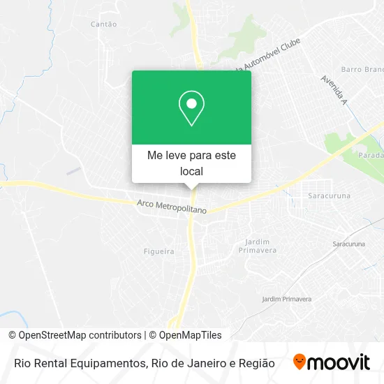 Rio Rental Equipamentos mapa