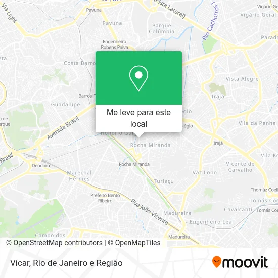 Vicar mapa