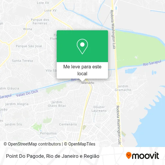 Point Do Pagode mapa