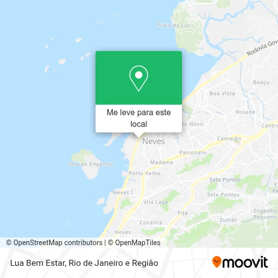 Lua Bem Estar mapa