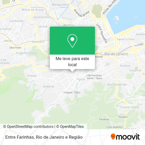 Entre Farinhas mapa