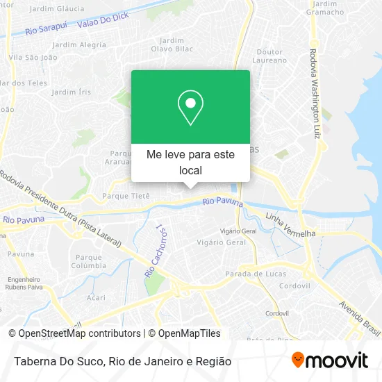 Taberna Do Suco mapa