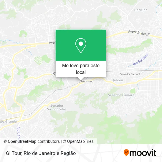 Gi Tour mapa