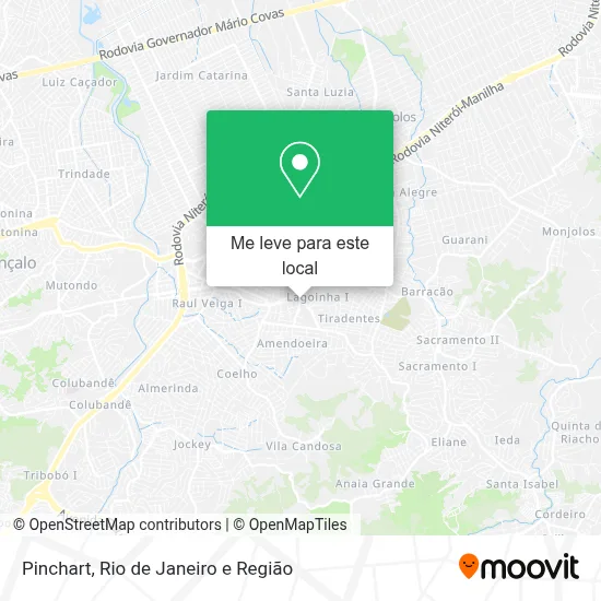 Pinchart mapa