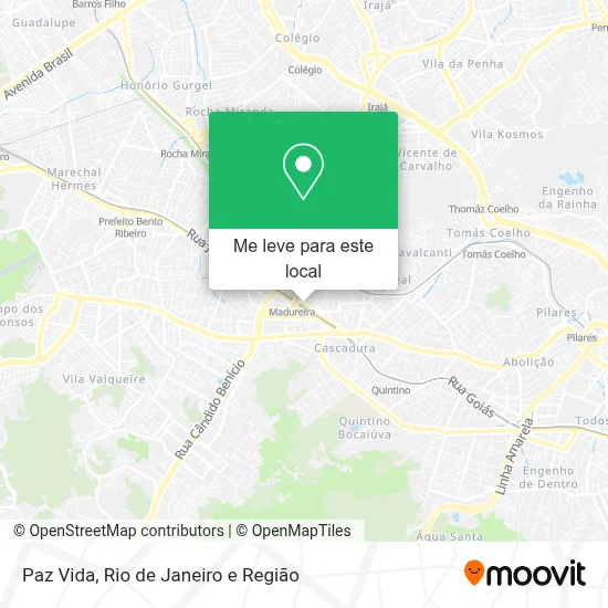 Paz Vida mapa