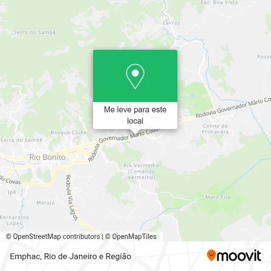 Emphac mapa