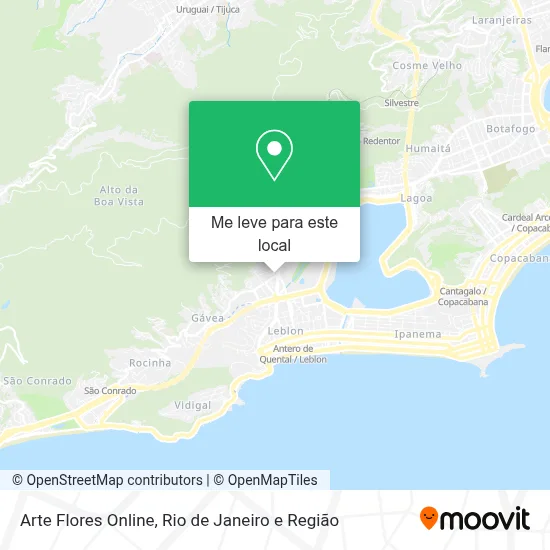 Arte Flores Online mapa