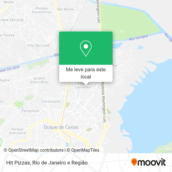 Hit Pizzas mapa