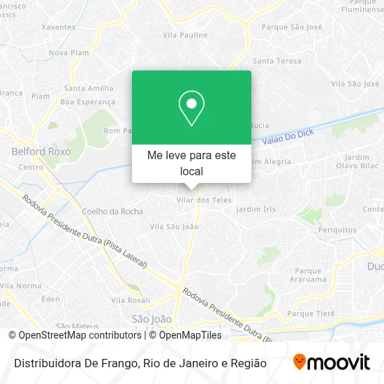 Distribuidora De Frango mapa